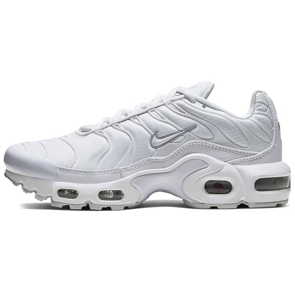 Nike Shoes - Nike Air Max Plus In White Metallic Silver NWOT